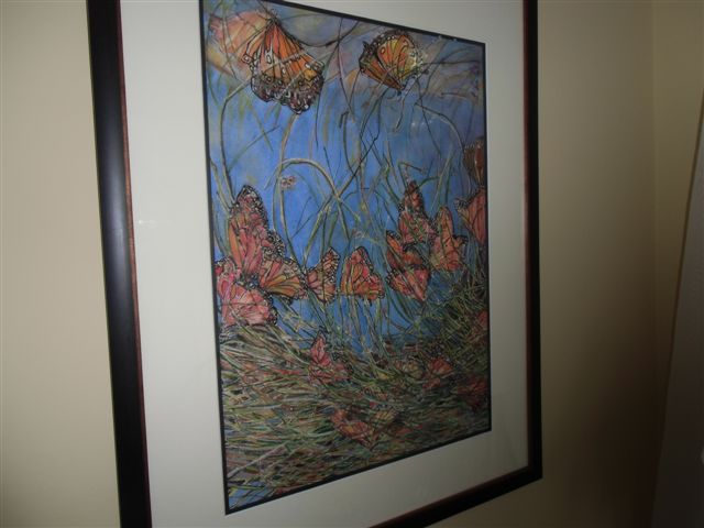 Blog Photo - Artist Sandra's Butterfly painting