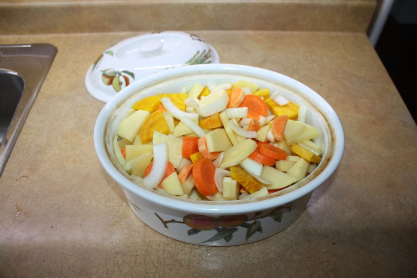 Blog Photo - Recipe - Mixed vegetables in dish